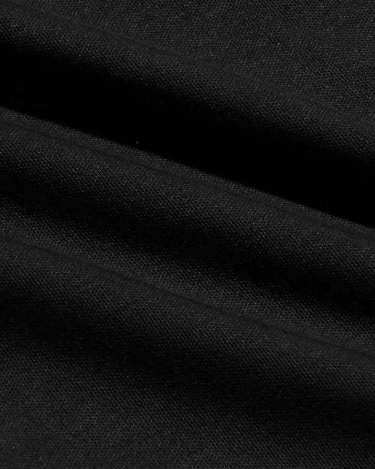 Black Tall Pima Cotton Blend Crew