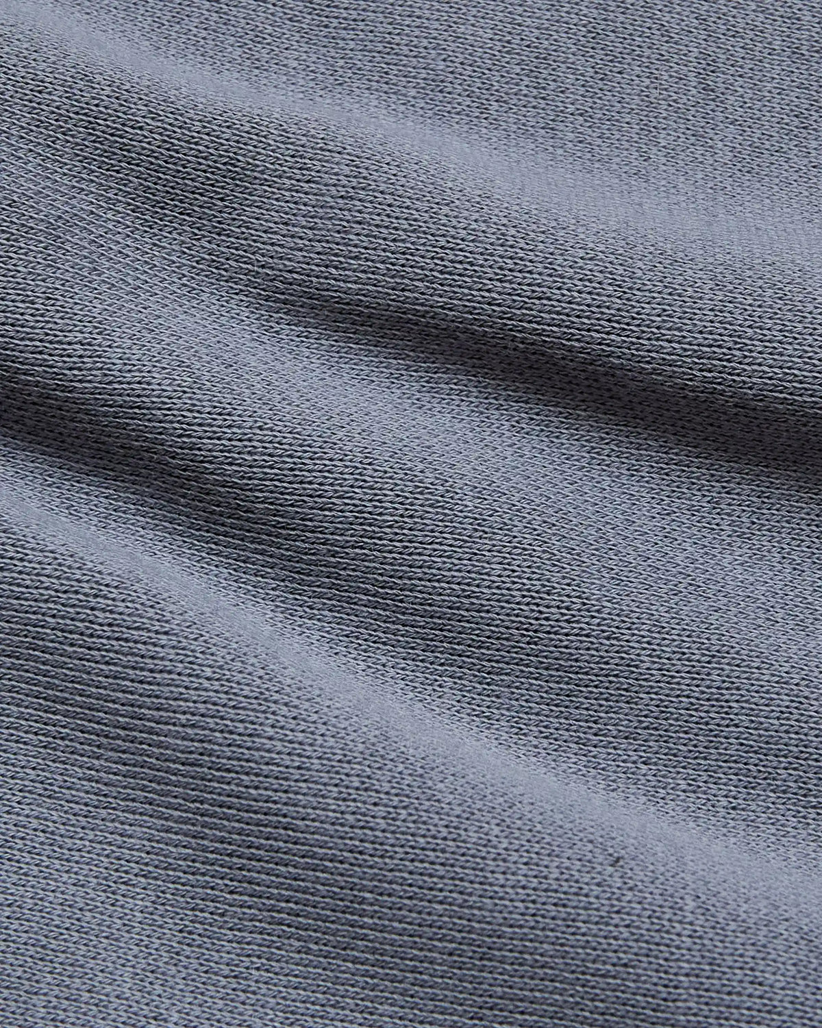 Dusty Blue Fleece French Terry Pullover Hoodie