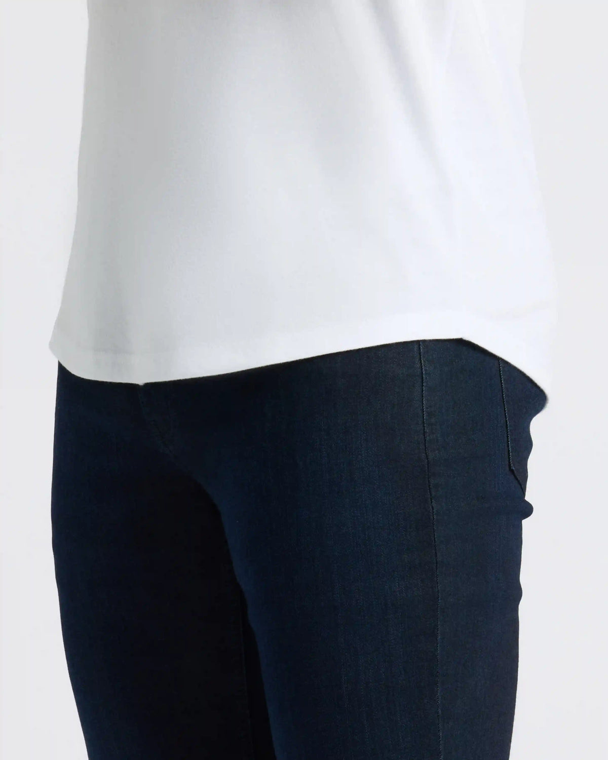 White Curved Hem Classic Crew Neck 3-Pack