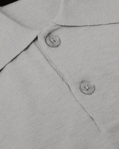 Heather Gray Dressy Polo
