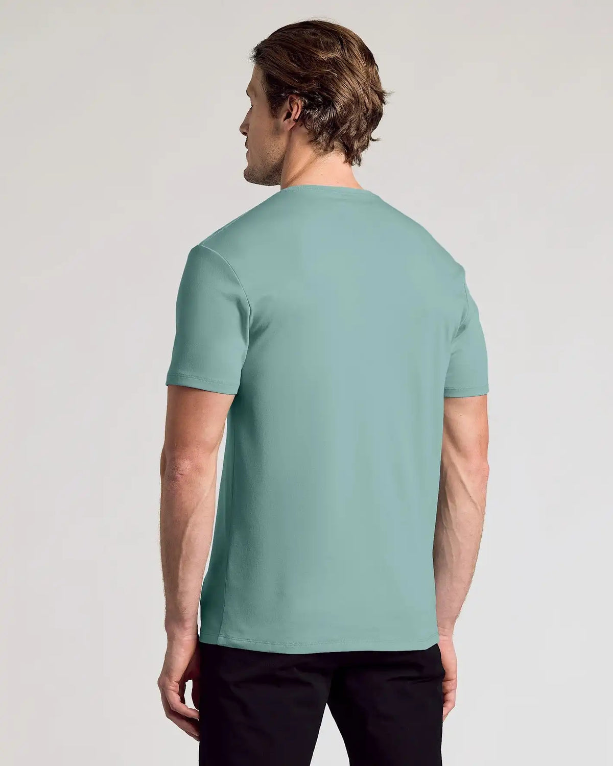 Stormy Sea Pima Cotton Blend Crew