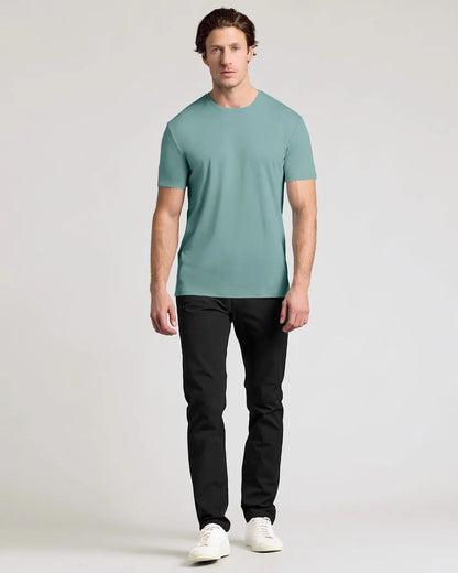 Stormy Sea Pima Cotton Blend Crew
