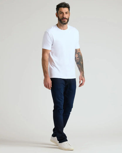 Black & White Pima Cotton Blend Crew 4-Pack