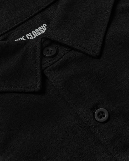 Black Short Sleeve Comfort Knit Shirt