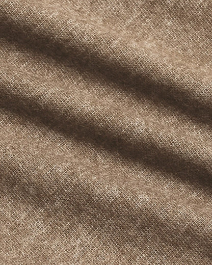 Dark Heather Sagewood Classic Long Sleeve Crew Neck
