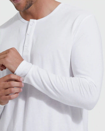 Black & White Classic Henley 2-Pack