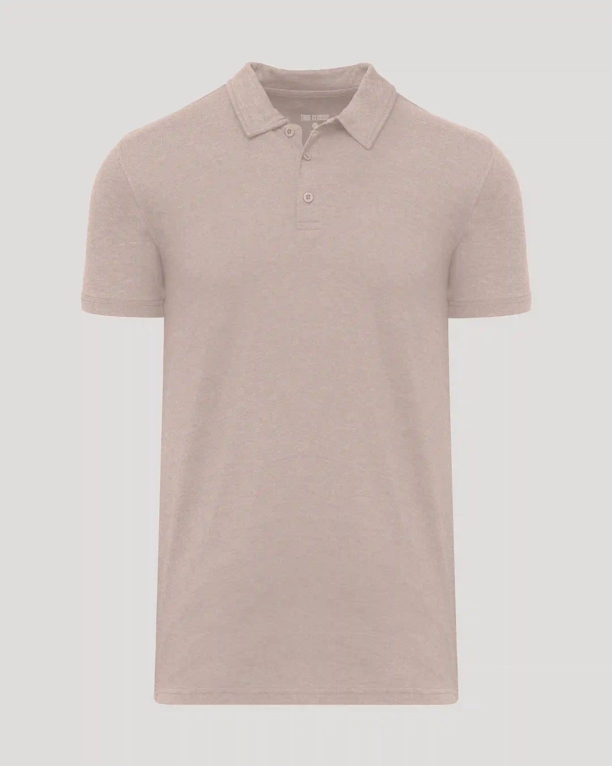 Light Heather Slate Mauve Short Sleeve Tall Polo
