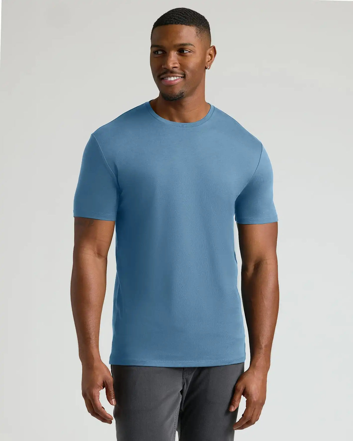 Bluefin Tall Pima Cotton Blend Crew