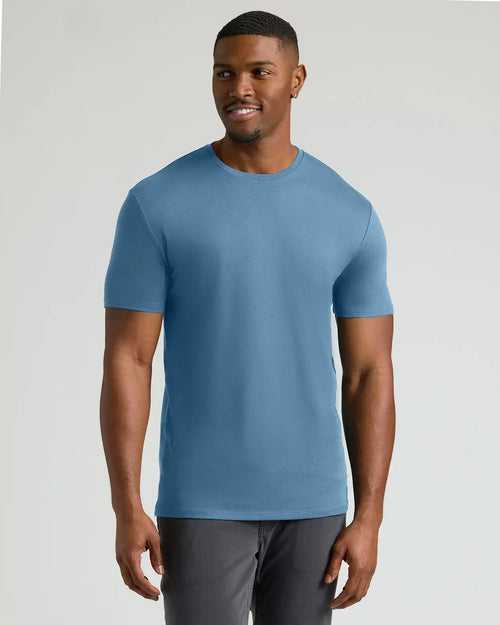 Bluefin Tall Pima Cotton Blend Crew