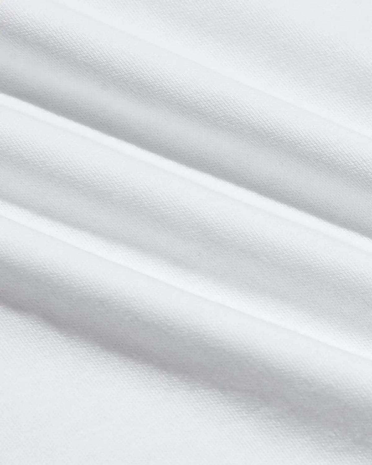White Tall Pima Cotton Blend Crew