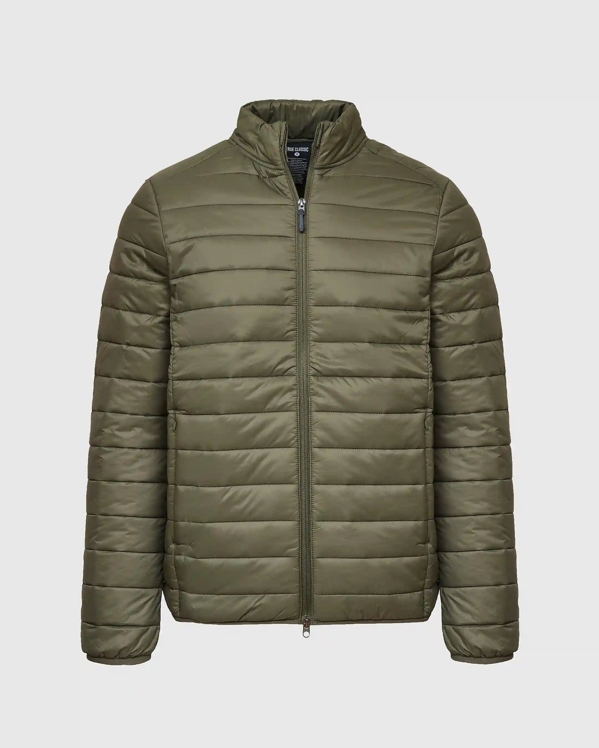 Military Green Puffer Jacket