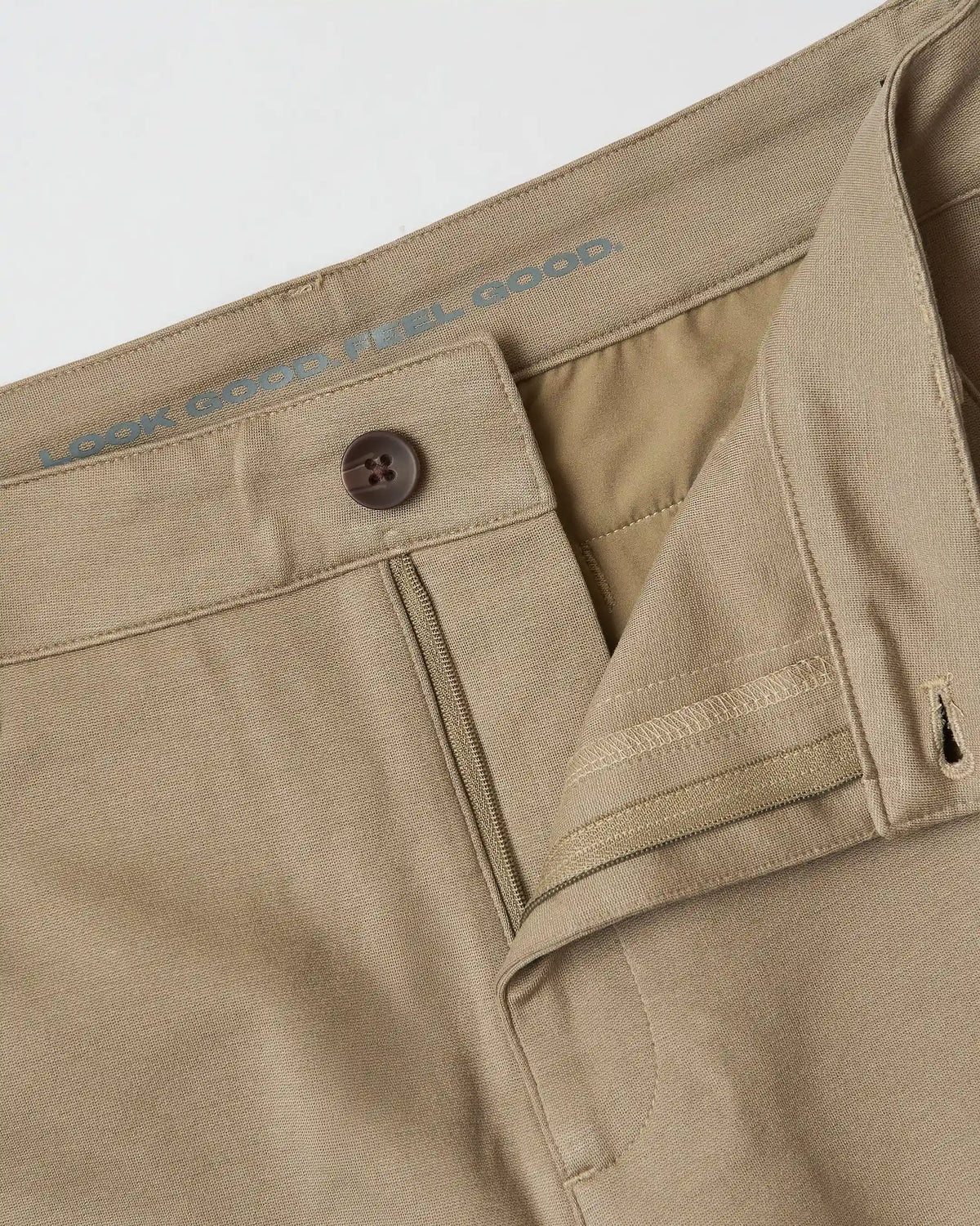 Khaki Slim Comfort Knit Chino Pant