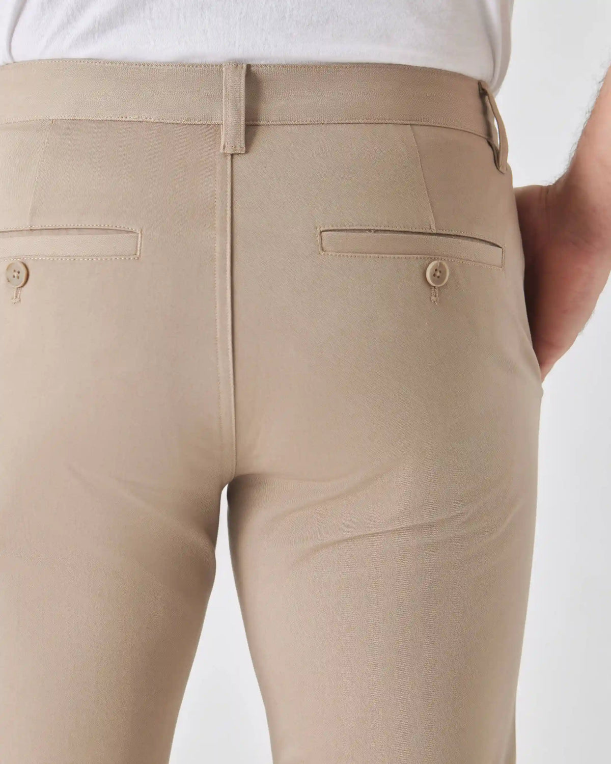 Khaki Slim Twill Chino Pant