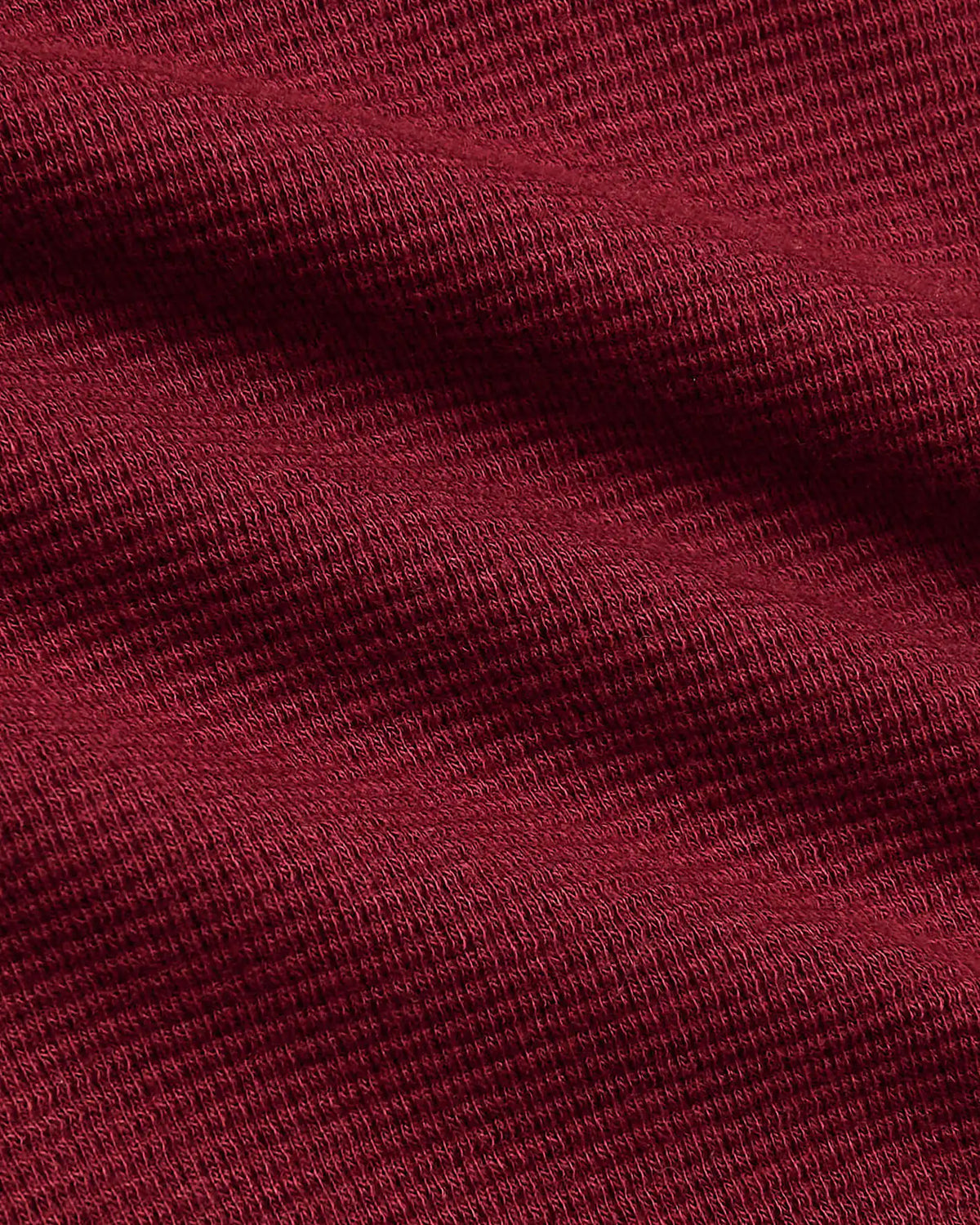 Womens Dark Maroon Waffle Long Sleeve Henley & Waffle Leg Pant 2-Pack