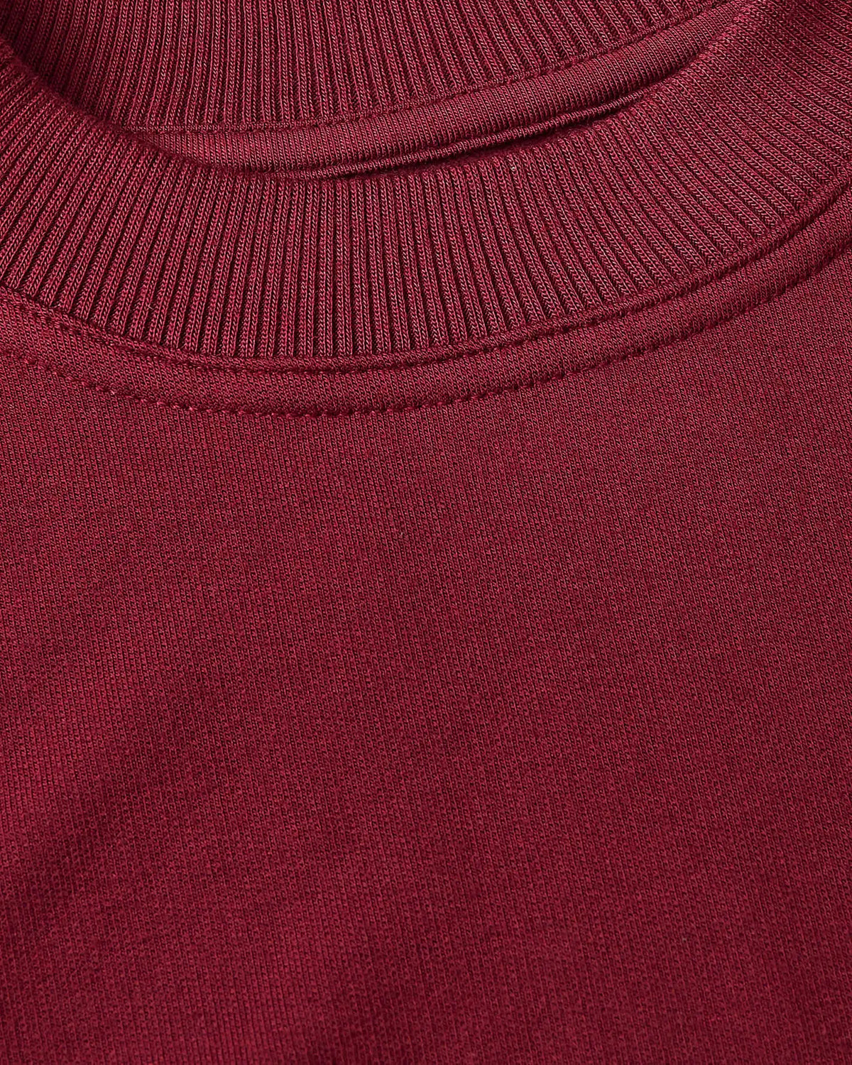 Girls Dark Maroon Long Sleeve Fleece Dress
