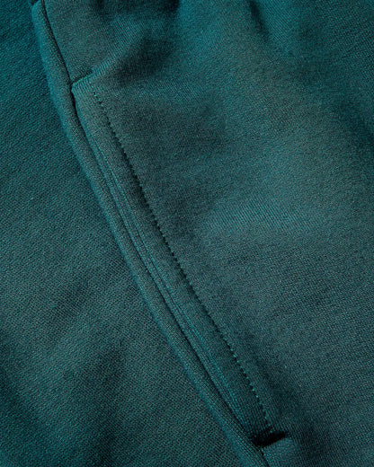 Girls Deep Emerald Cropped Zip Hoodie & Relaxed Joggers 2-Pack
