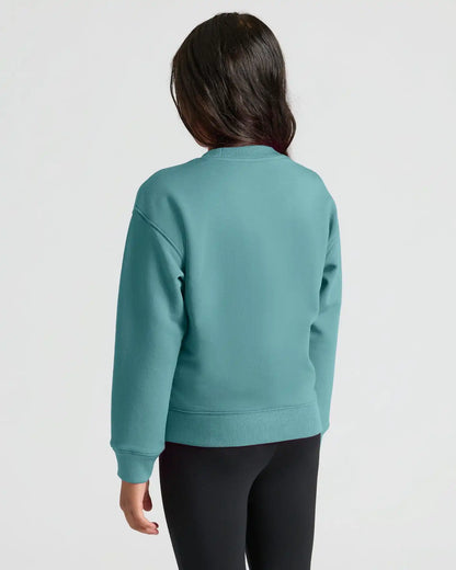 Girls Stormcloud Slouch Pullover Crew