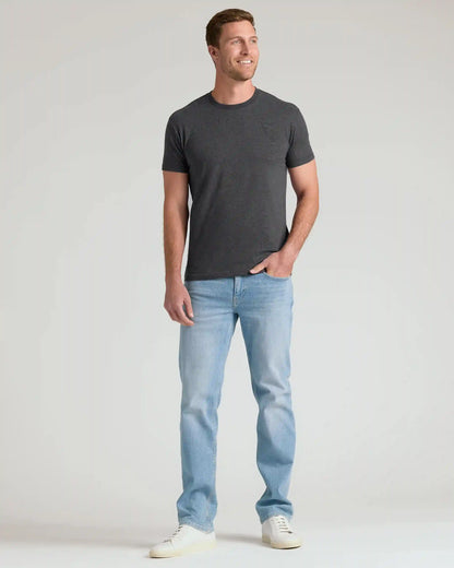 Charcoal Heather Gray Classic Crew Neck