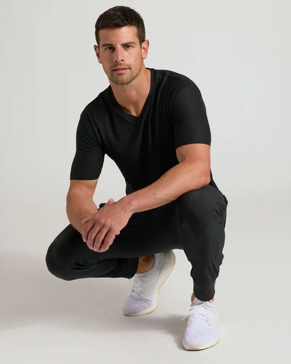 Black Active V-Neck 6-Pack