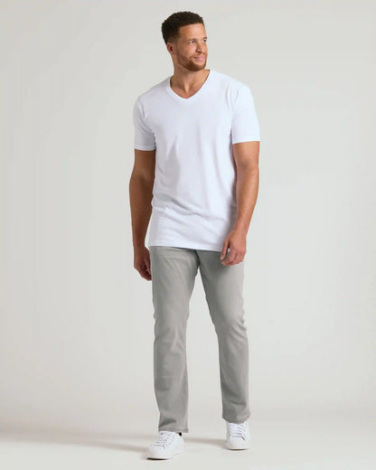 White Classic Tall V-Neck 10-Pack