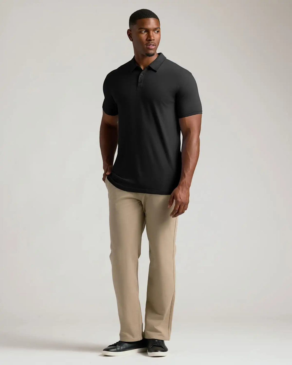 All Black Tall Classic Polo 3-Pack