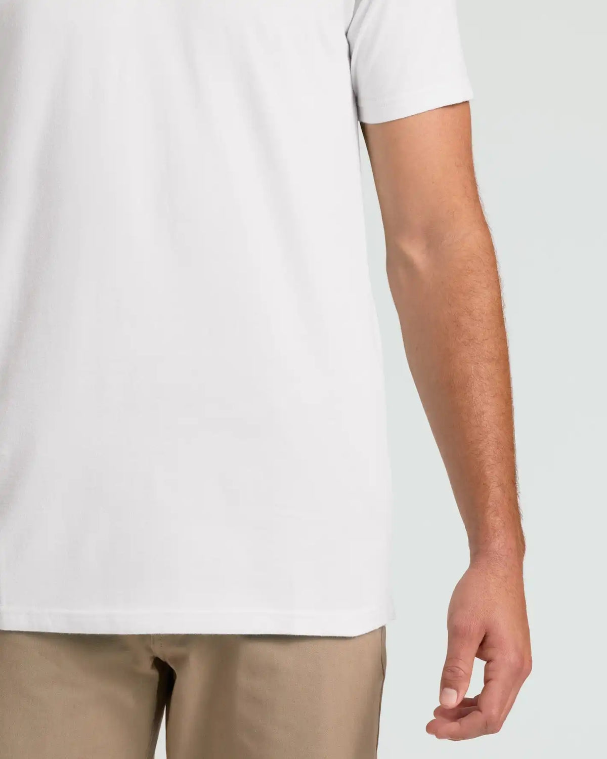 White Short Sleeve Tall Polo
