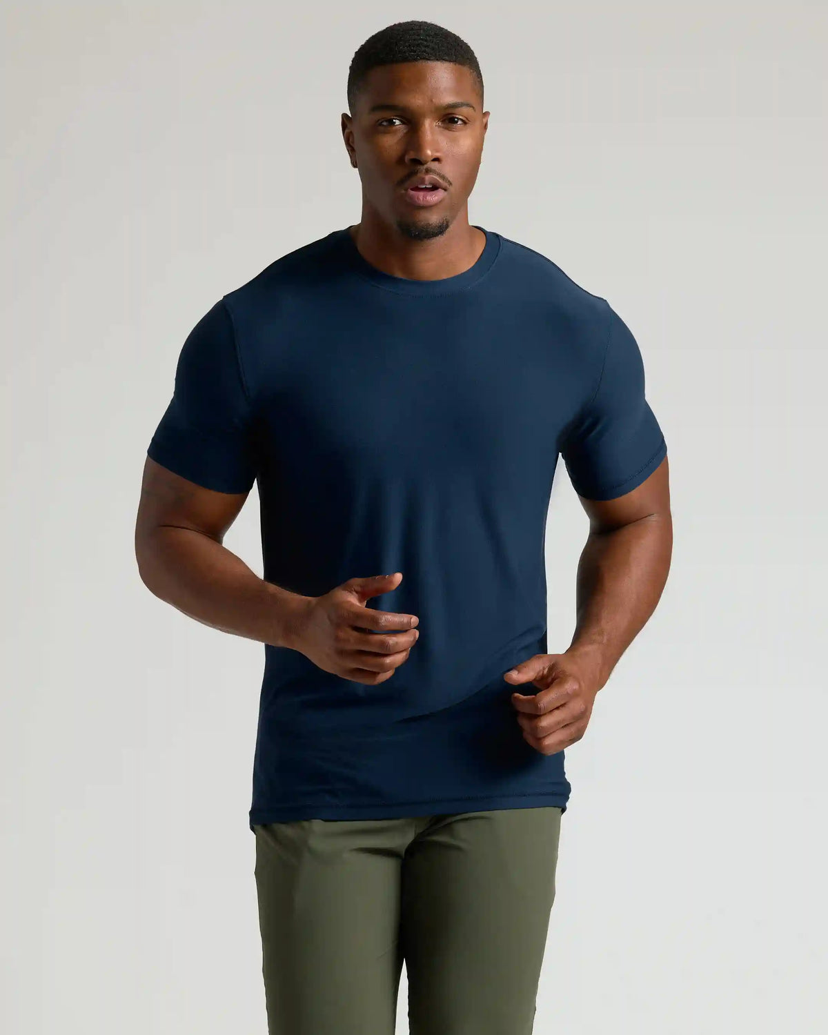 Navy Tall Active Crew Neck 2.0