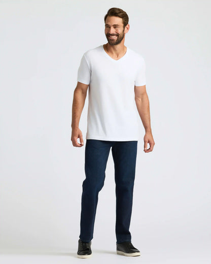 All White Classic V-Neck 10-Pack