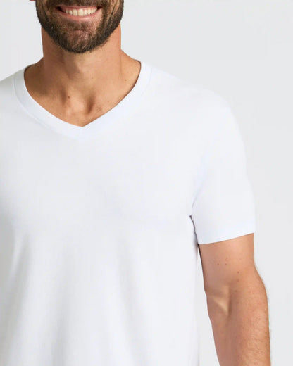 All White Classic V-Neck 10-Pack